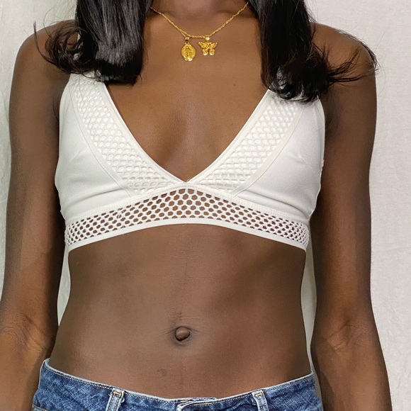 WHITE BRALET TOP - Picture 2 of 4